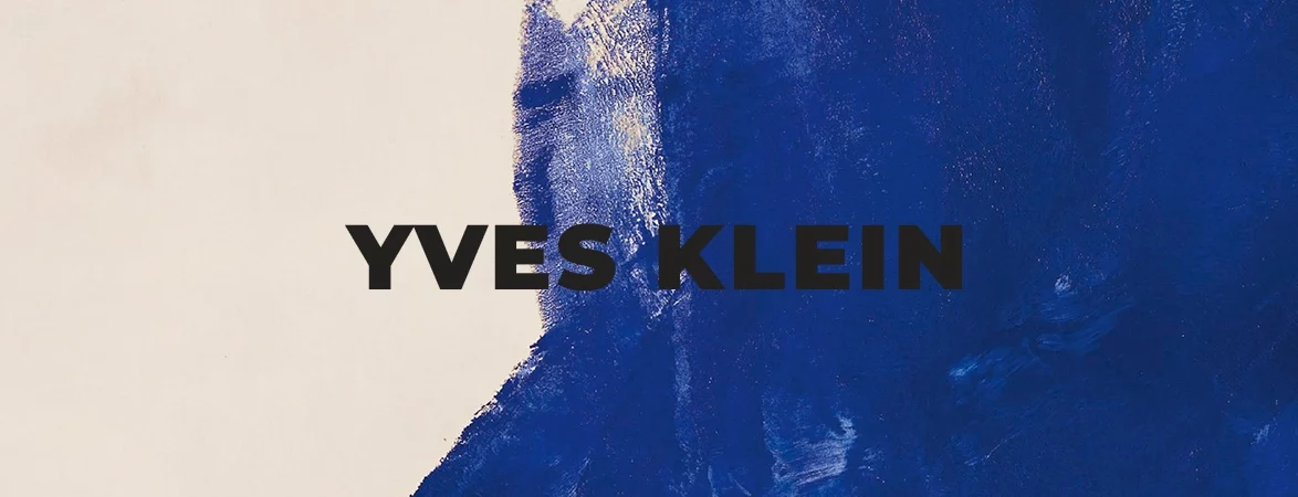 Yves Klein Anthropometry Princess Helena. A Cosmic Embrace with Blue