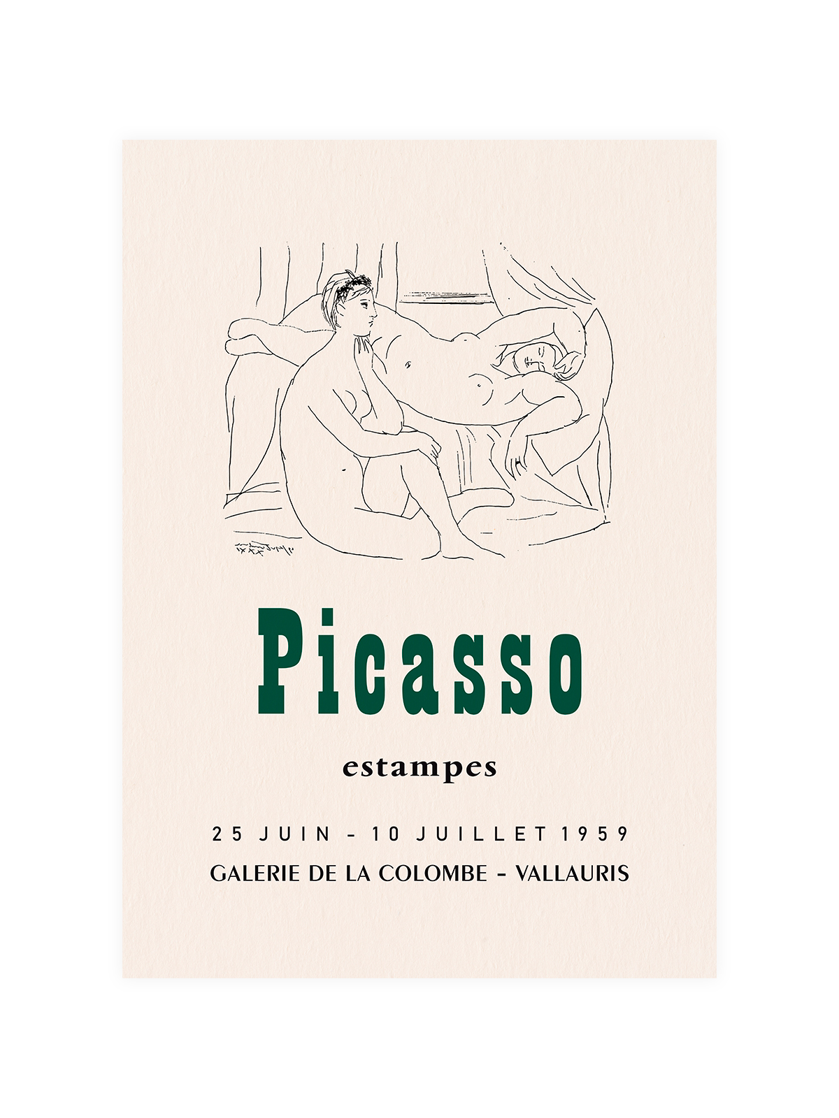 Picasso Estampes Exhibition Poster