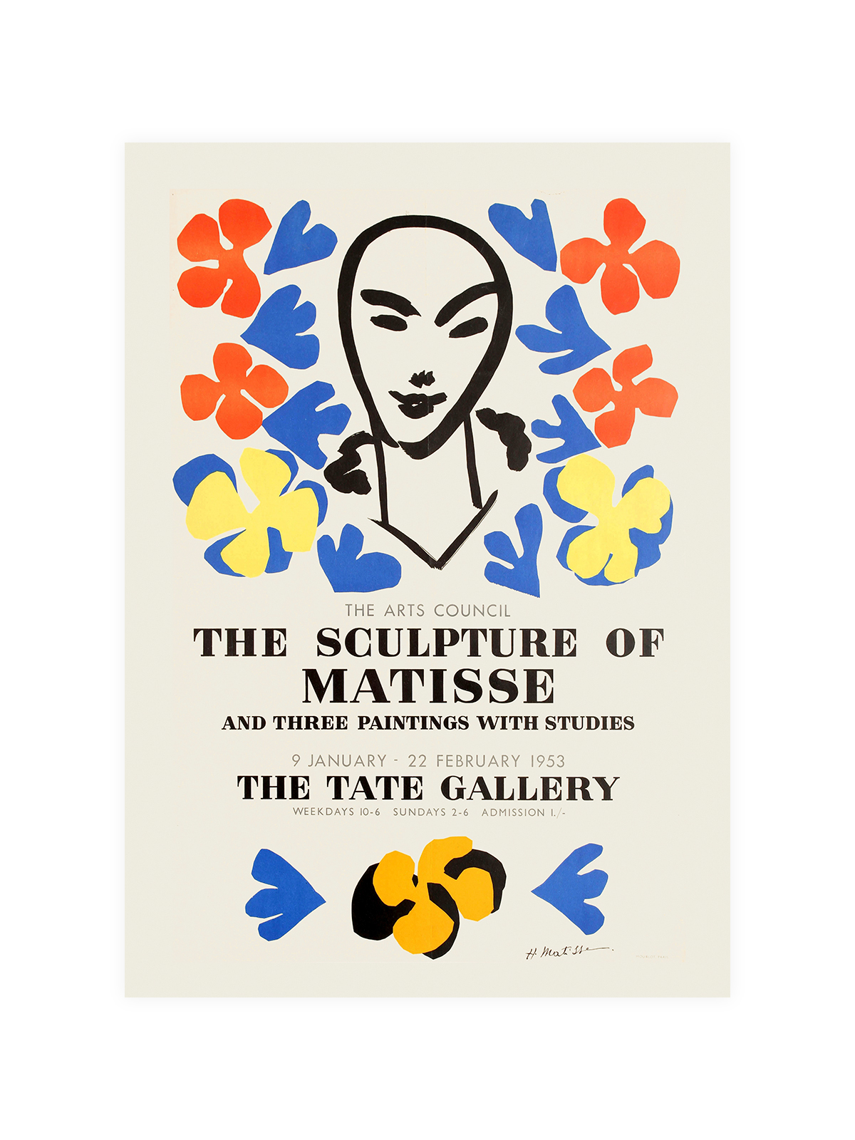 Sculpture of Matisse Exhibition Poster