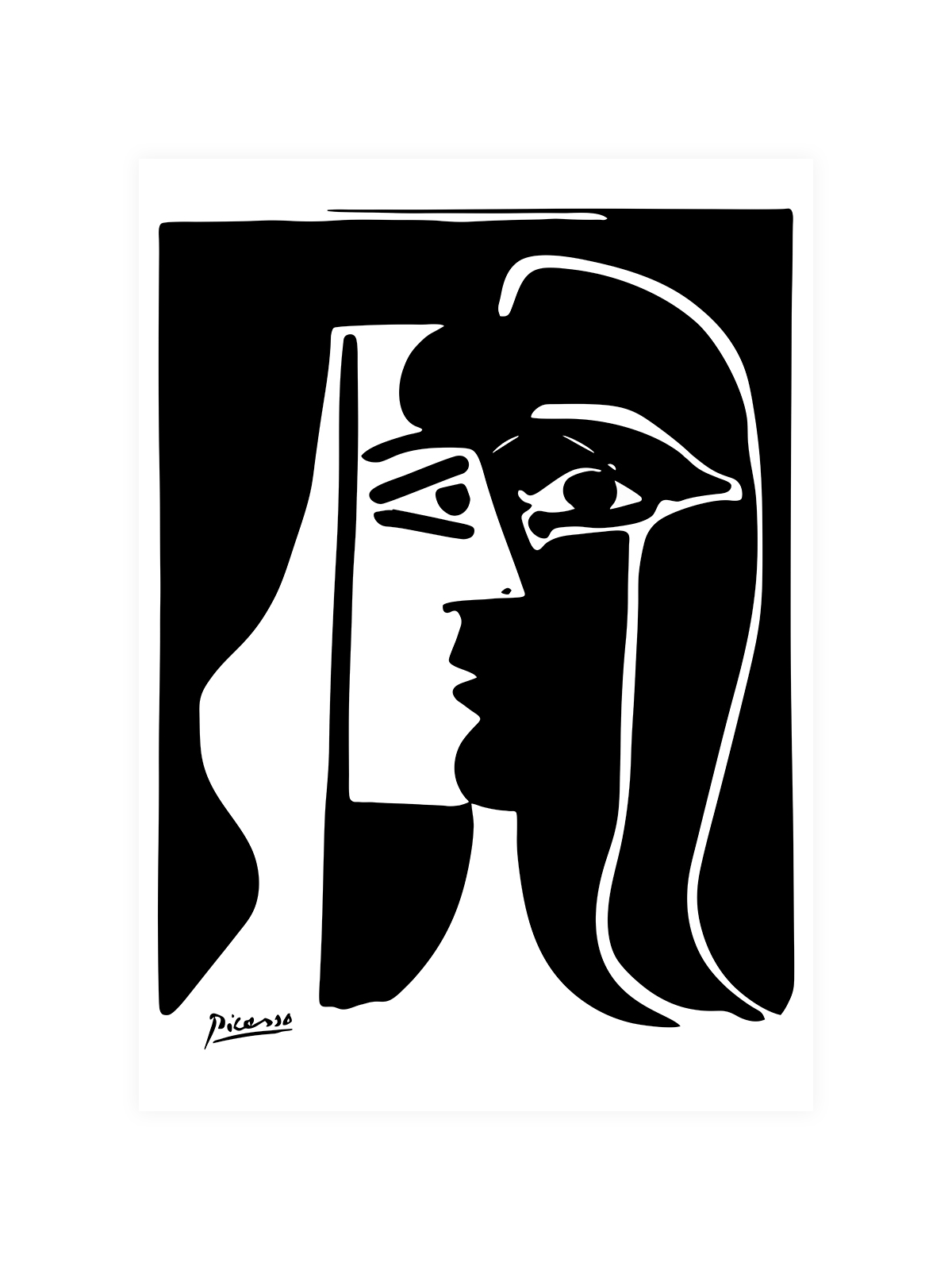 Picasso Black Poster