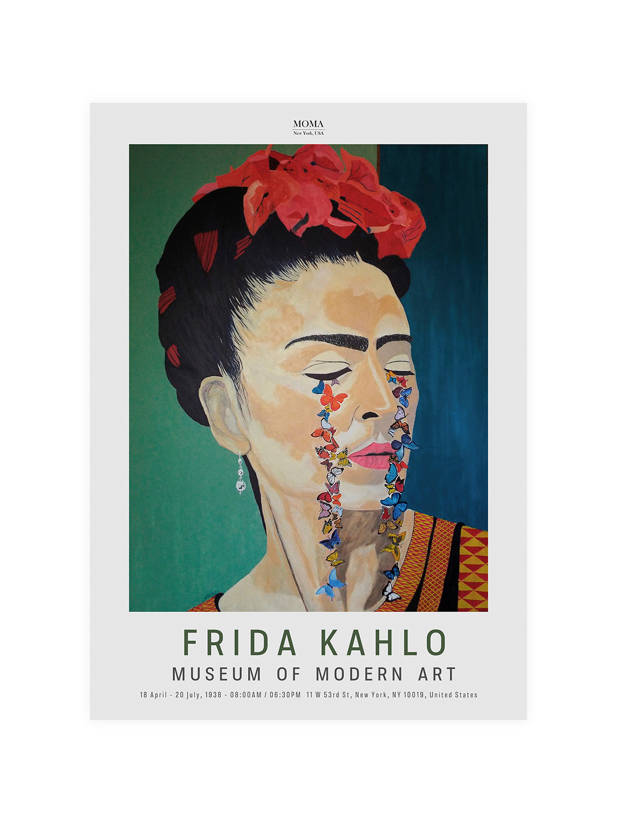 Frida Exhibition Poster