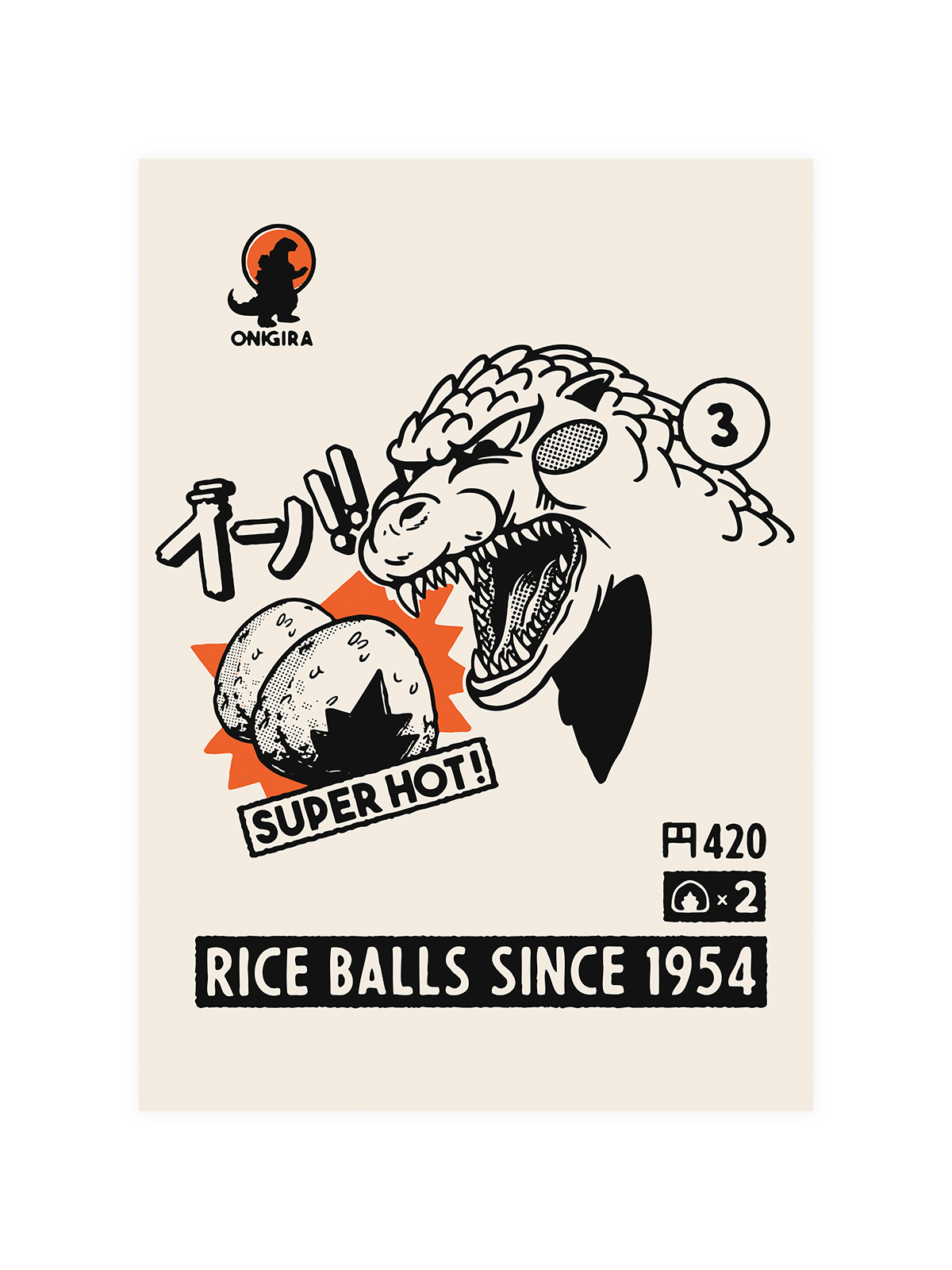Onigira Hot Rice Balls Poster