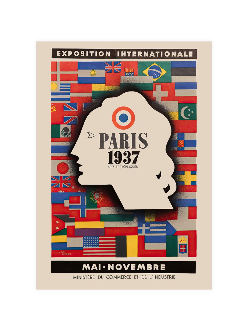 Vintage Expo Paris Poster