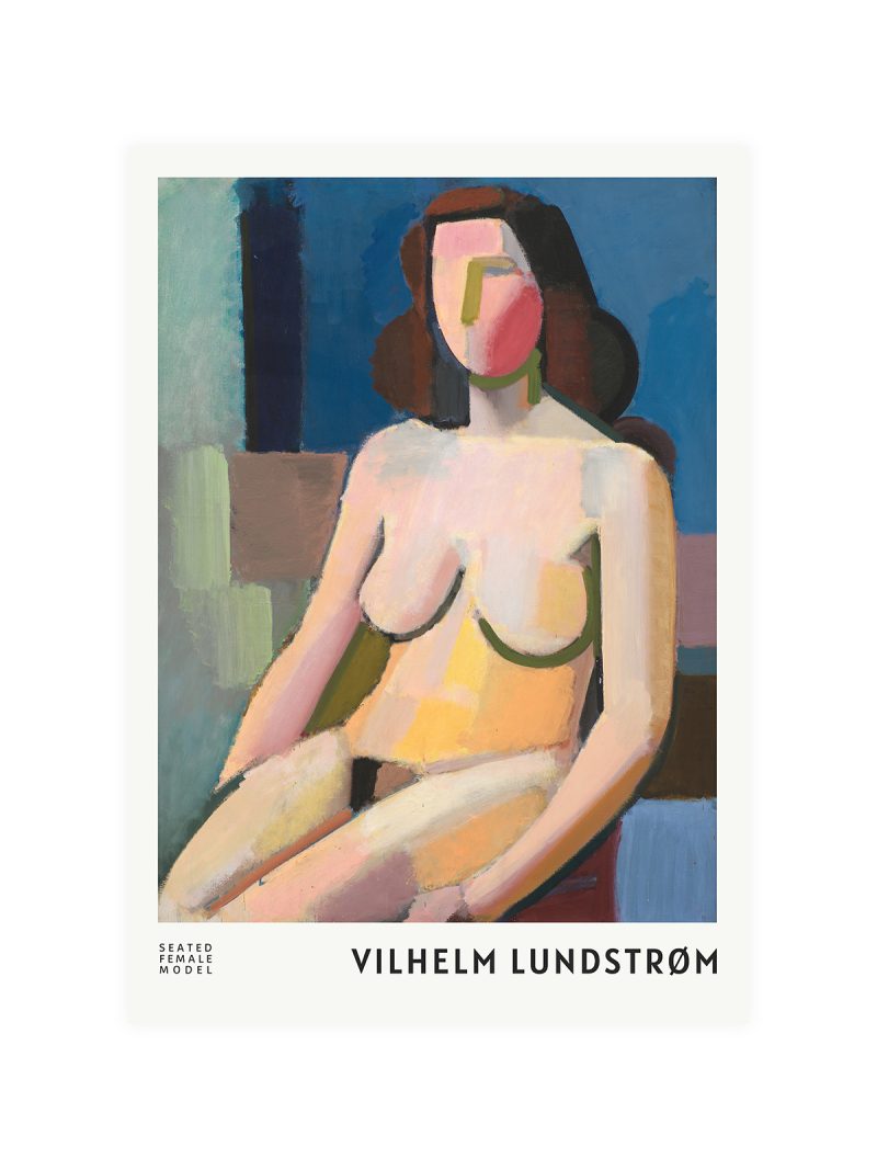 Seated Model Lundstrom Poster