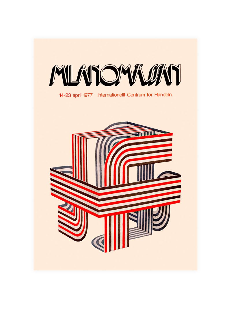 1977 Swedish Exhibition Poster