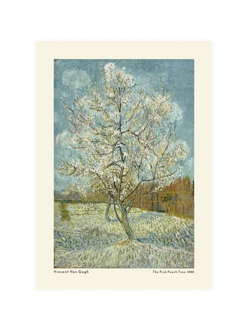 Van Gogh The Pink Peach Tree Poster