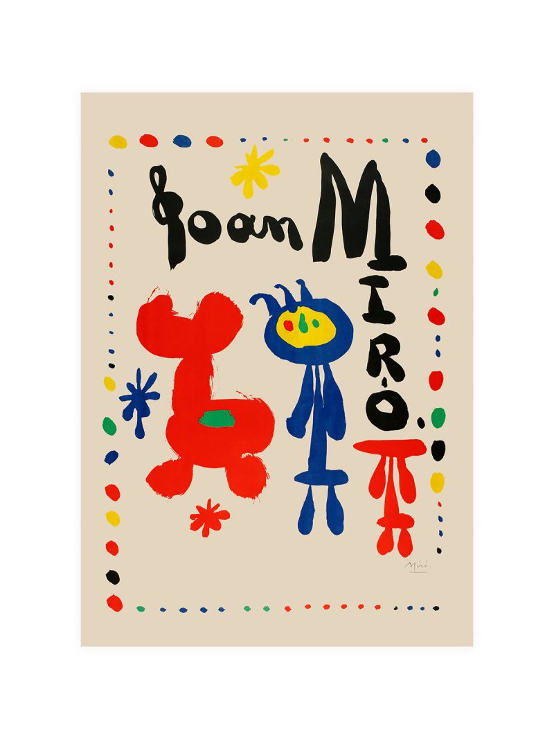 Joan Miro 1948 Exibition Poster