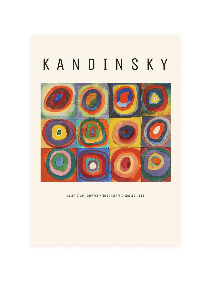 Kandinsky Color Study Poster