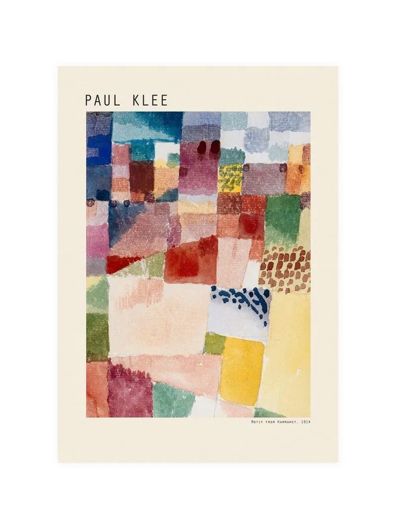 Paul Klee Motif From Hammamet Poster