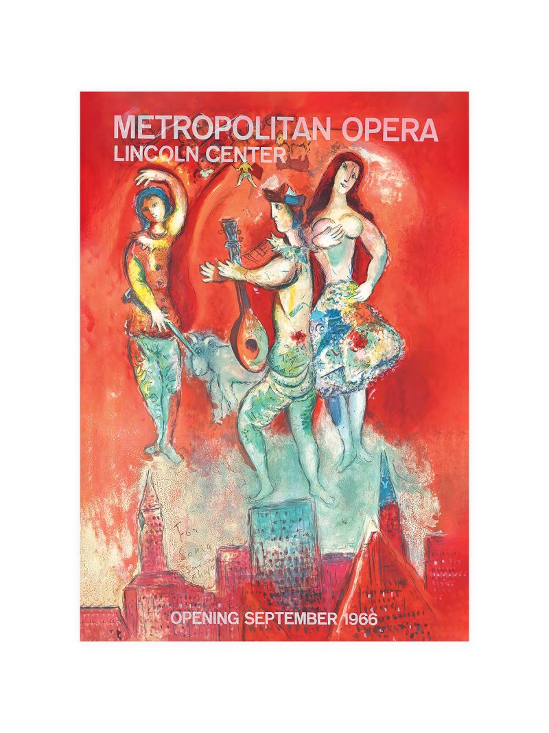 Metropolitan Opera Opening 1966 Poster
