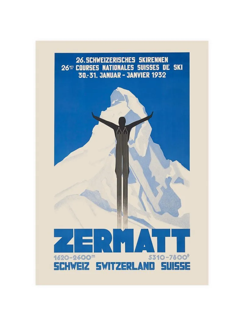 Zermatt 1932 Poster