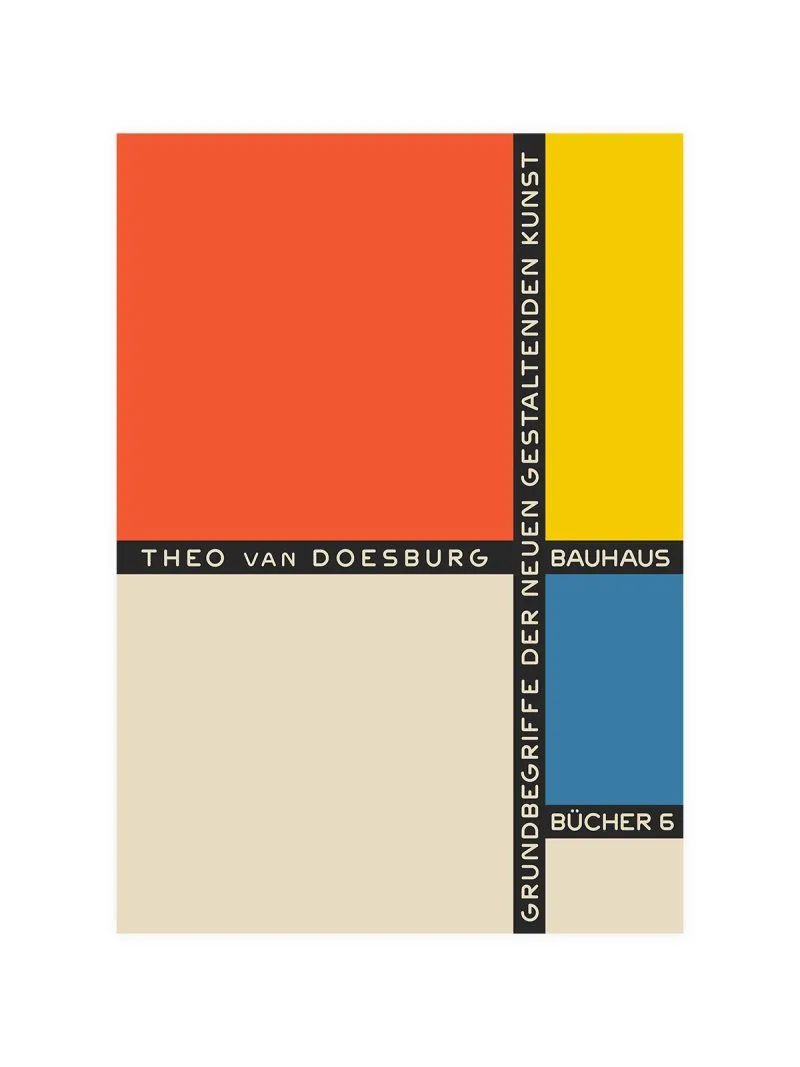 Theo van Doesburg Bauhaus Poster