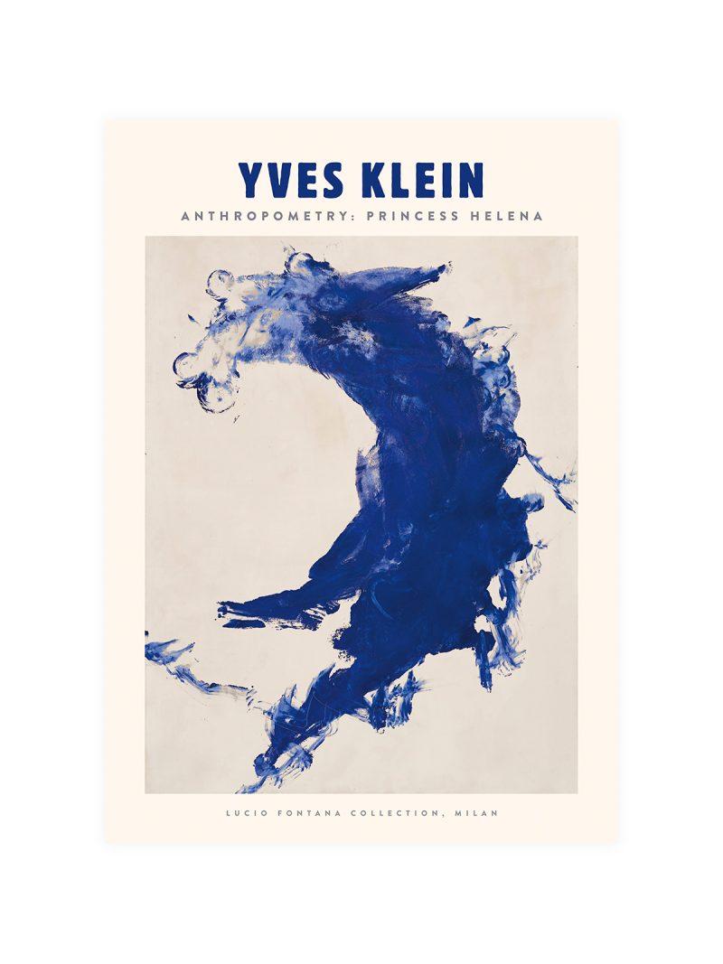 Yves Klein Princess Helena Poster