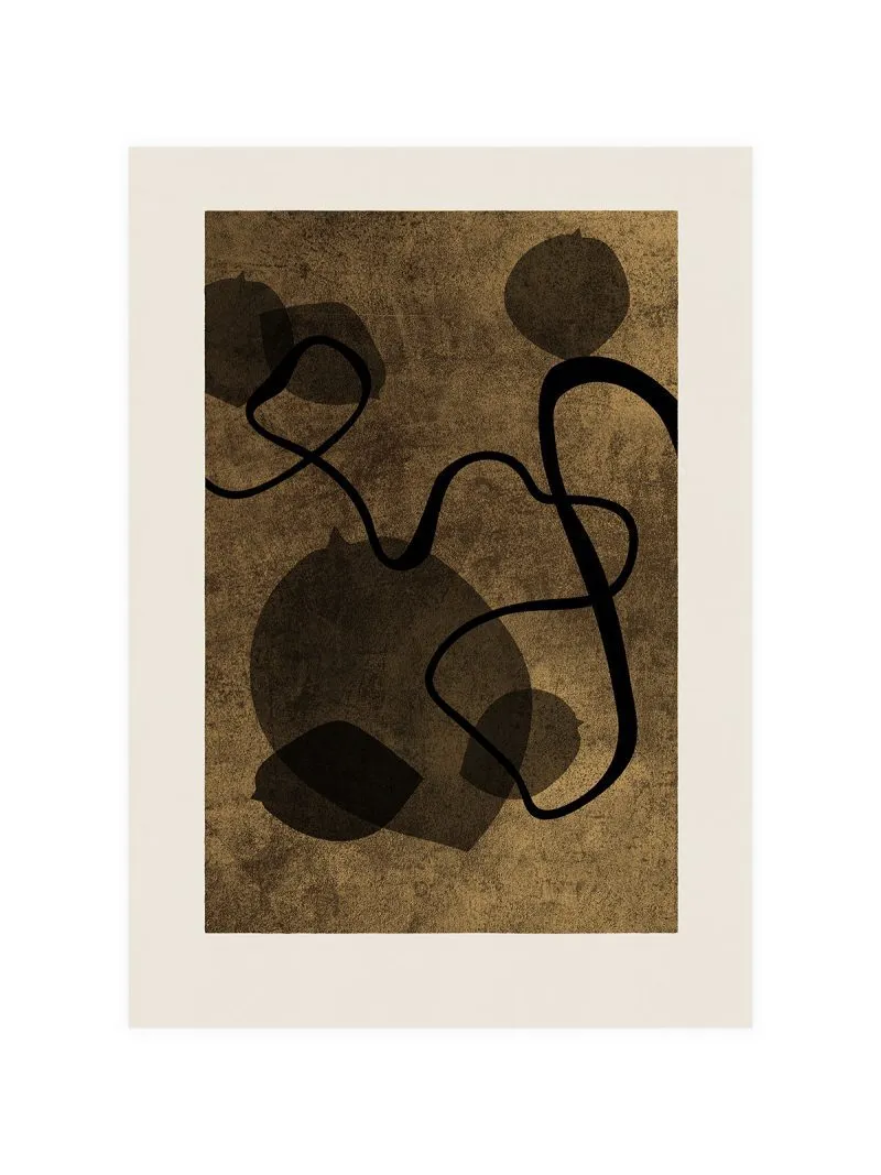 Organic Gold Poster