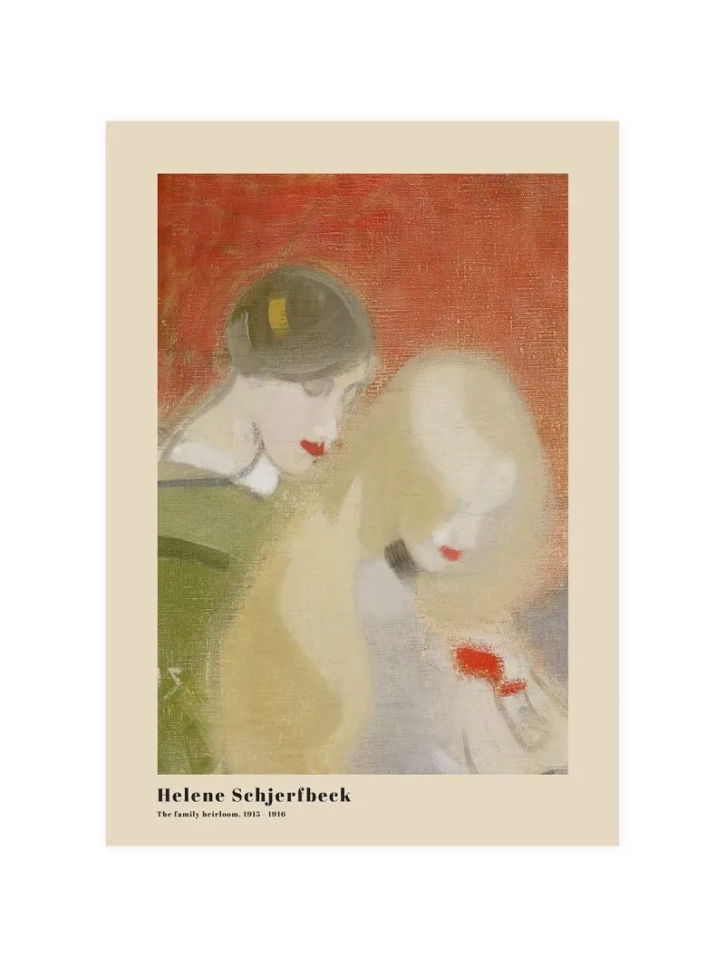 Schjerfbeck The Family Heirloom Poster