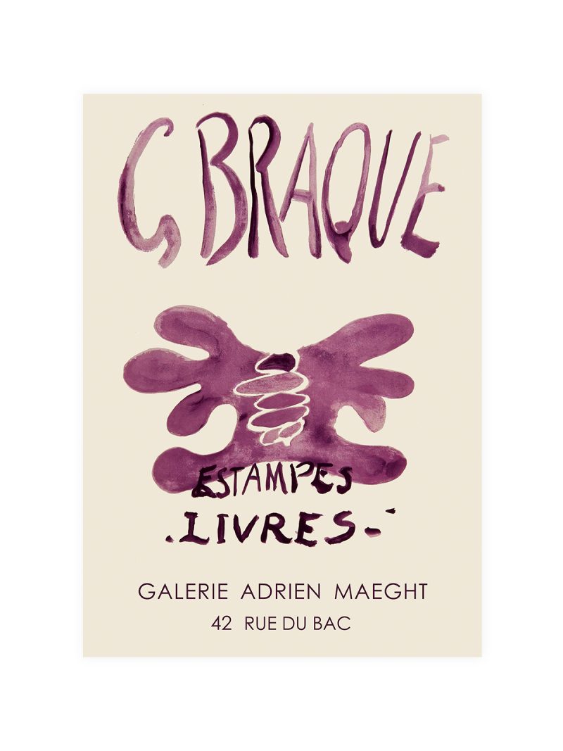 Braque Estampes Livres Poster