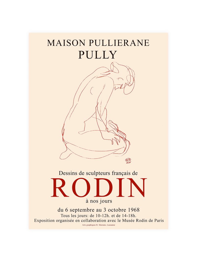 Rodin Pully Exhibition Poster