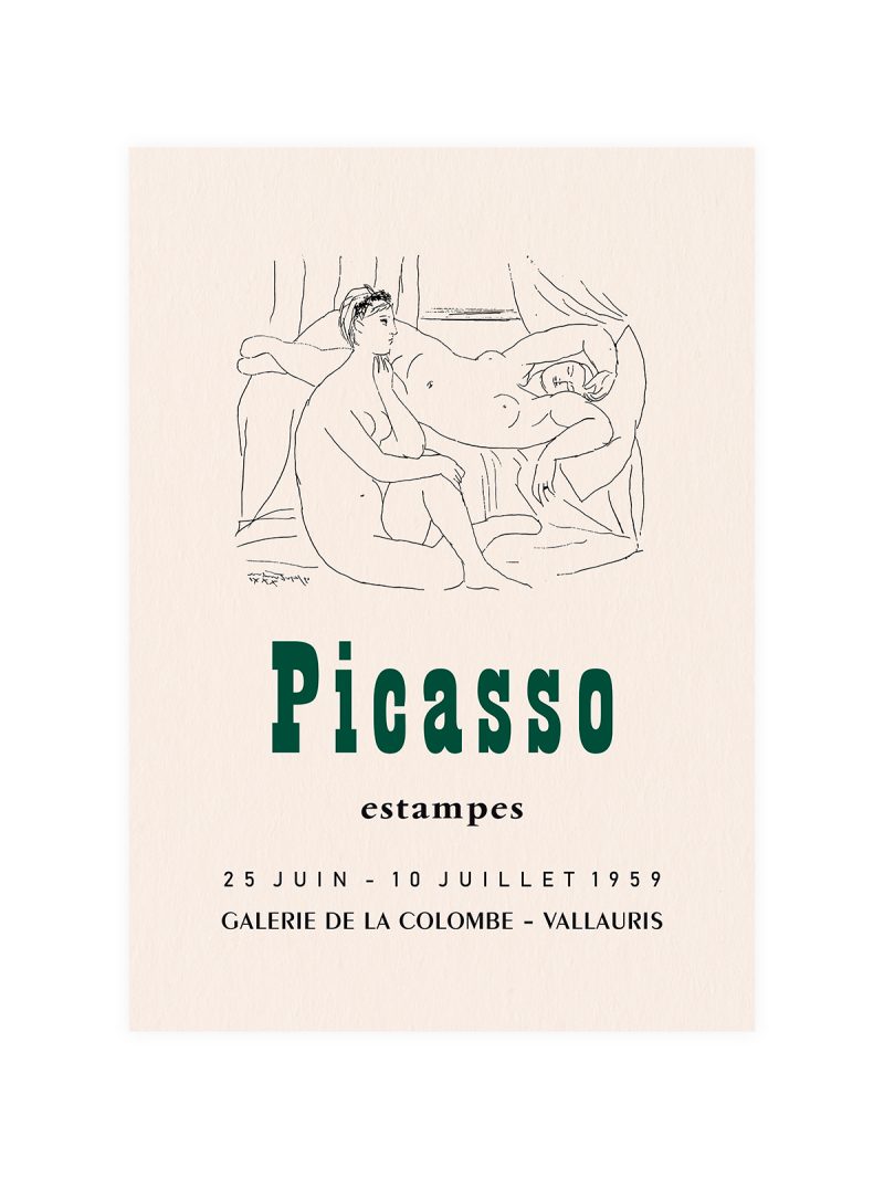 Picasso Estampes Exhibition Poster