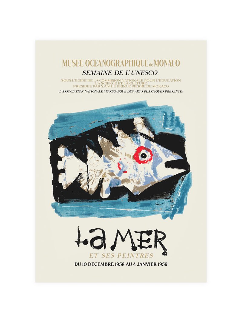 Picasso Le Mer Exhibition Poster