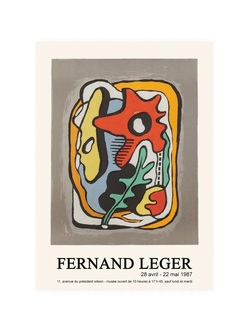 Leger 1987 Exhibition Poster