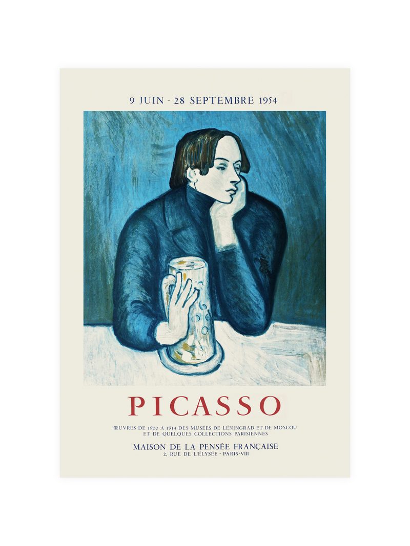 Picasso 1954 Paris Exhibition Poster