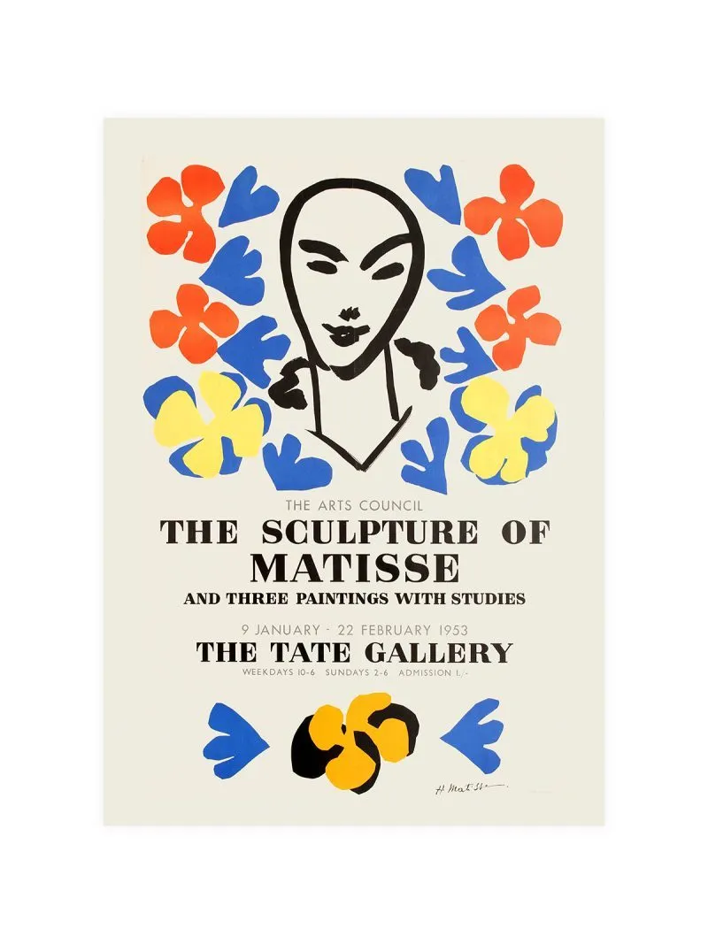 Sculpture of Matisse Exhibition Poster