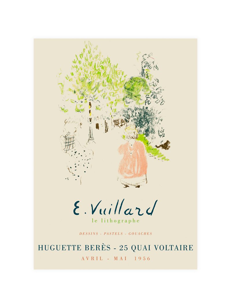 Vuillard 1956 Exhibition Poster