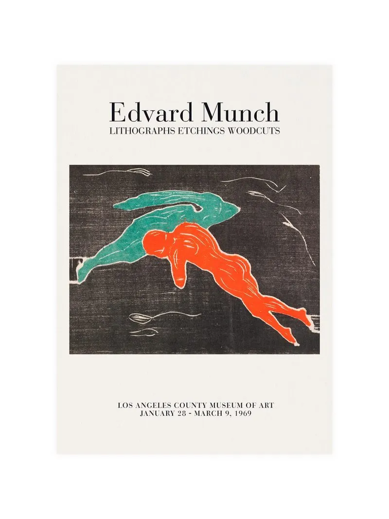 Poster Fusion Munch 1969 Exhibition Poster