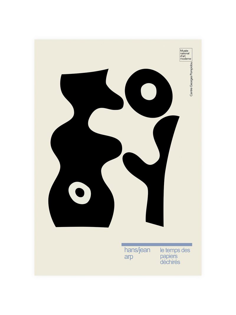 Cart Jean Arp Exhibition Paris Poster