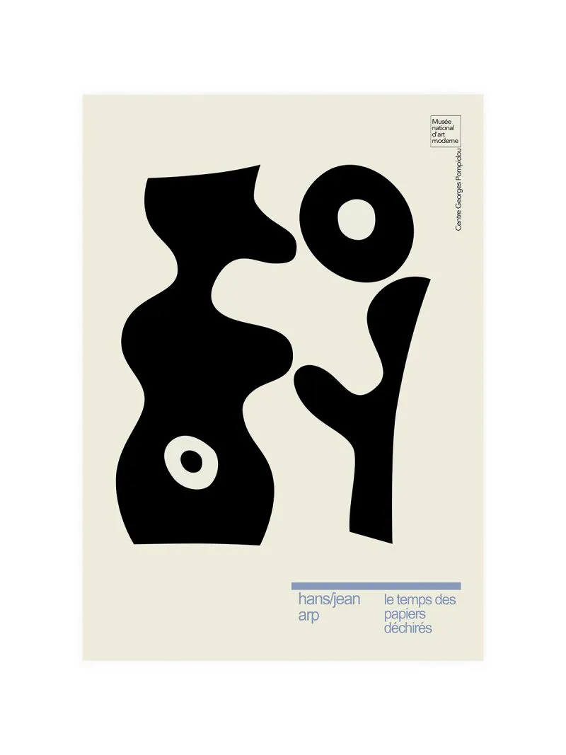 Jean Arp Exhibition Paris Poster