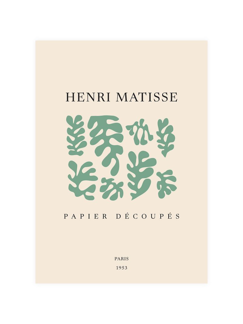 Matisse Decoupes Paris Poster