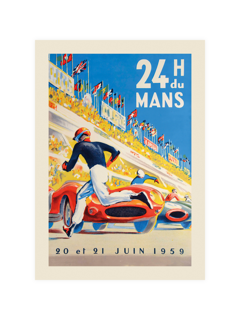 24 Le Mans 1959 Poster