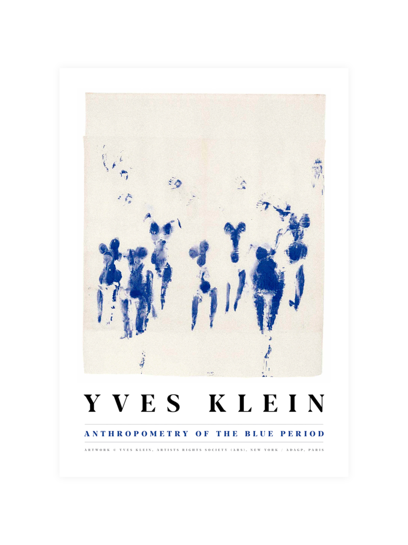 Yves Klein Echoes of the Blue Period Poster
