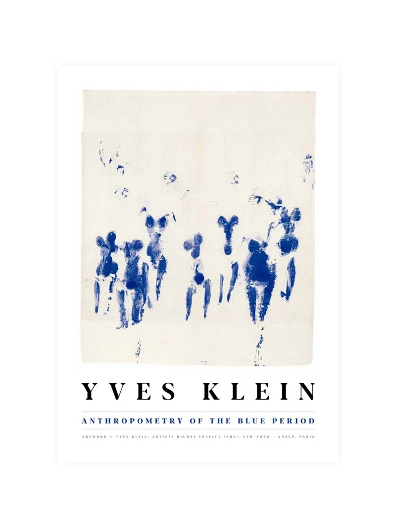 Yves Klein Echoes of the Blue Period Poster
