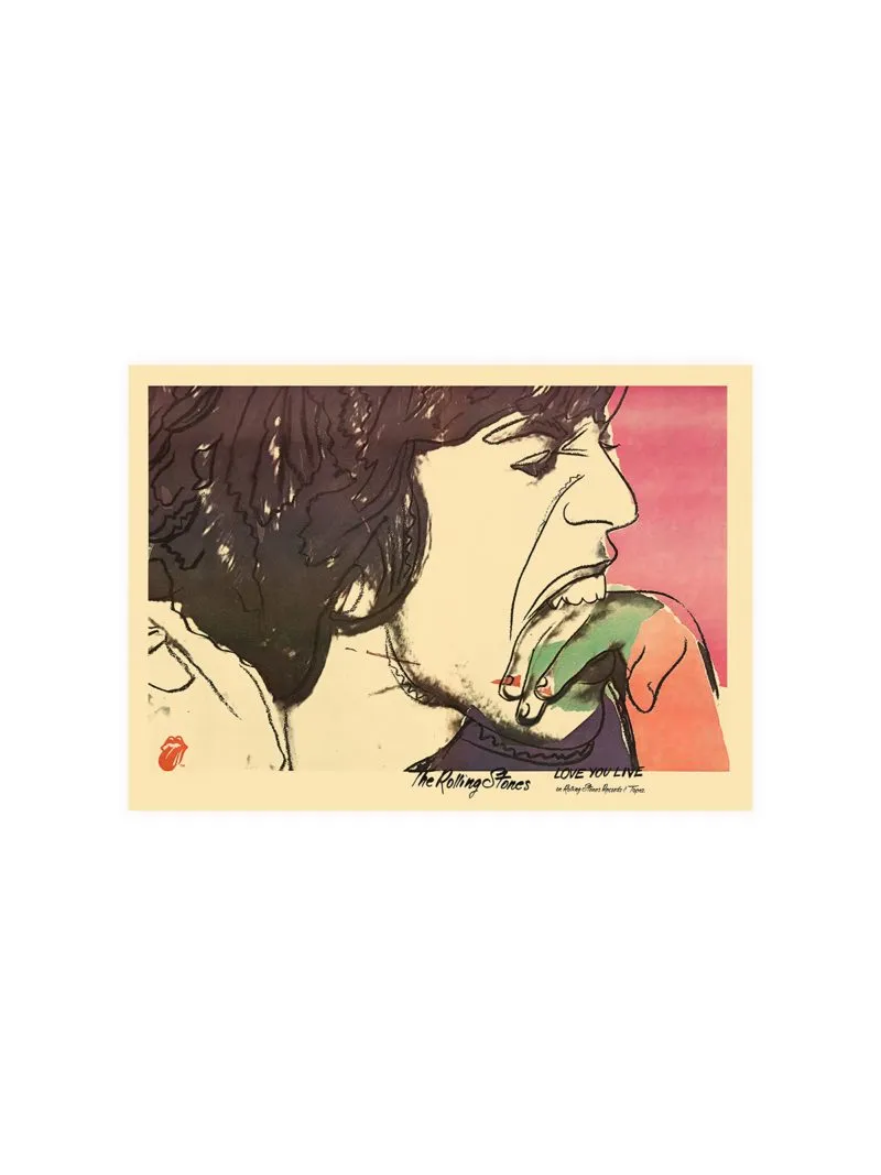 Rolling Stones Love You Live Poster