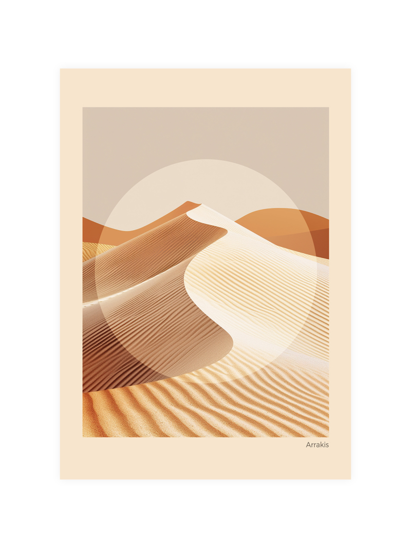 Dune Sand Arrakis Poster