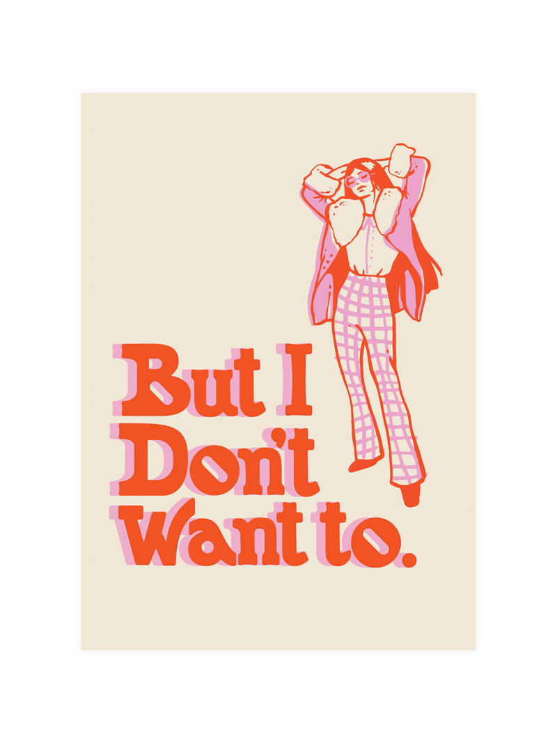 Laid Back Retro Poster