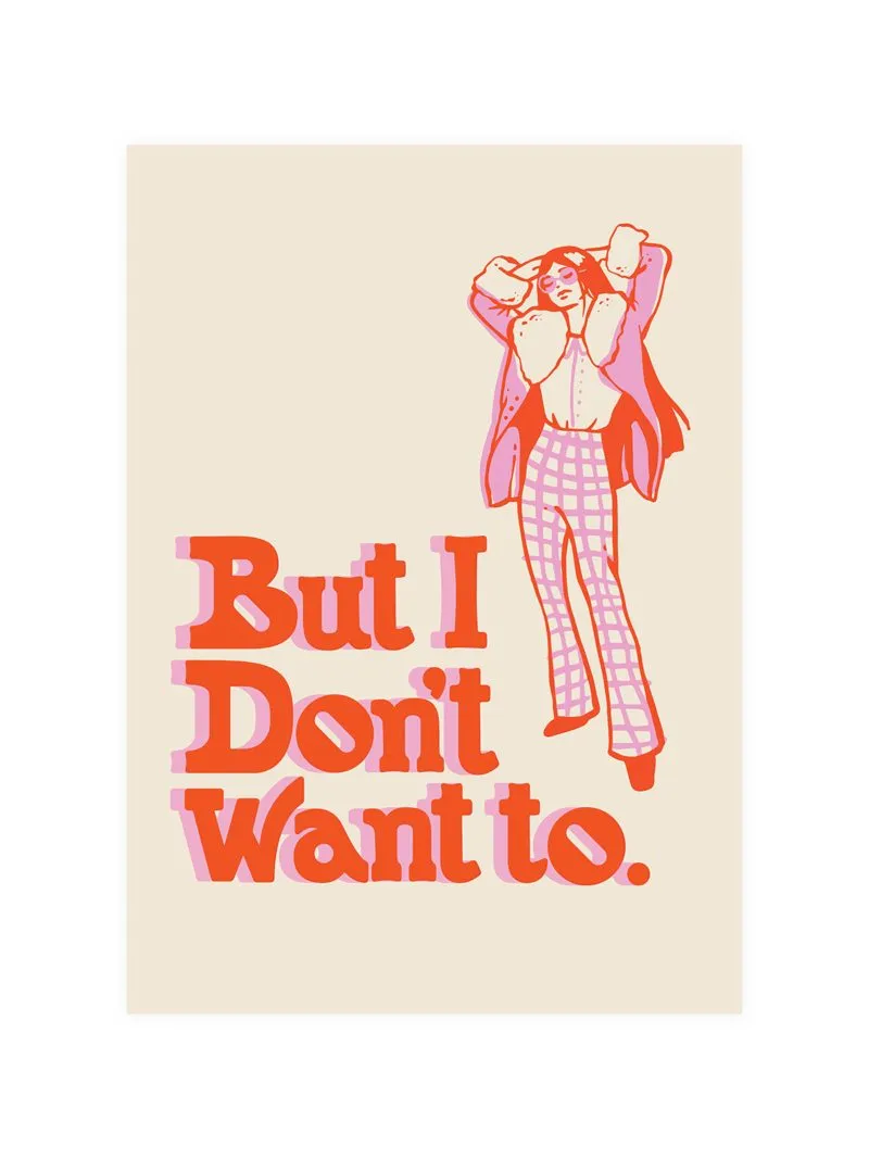 Laid Back Retro Poster