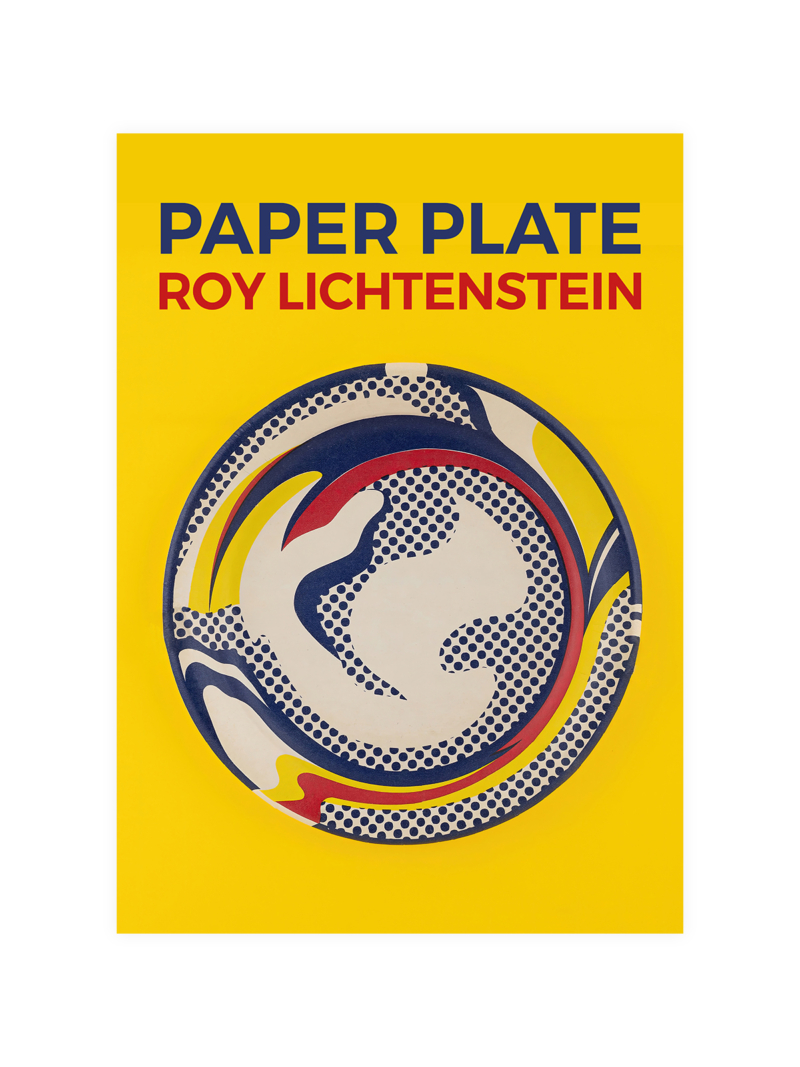 Pop Art Plate Poster