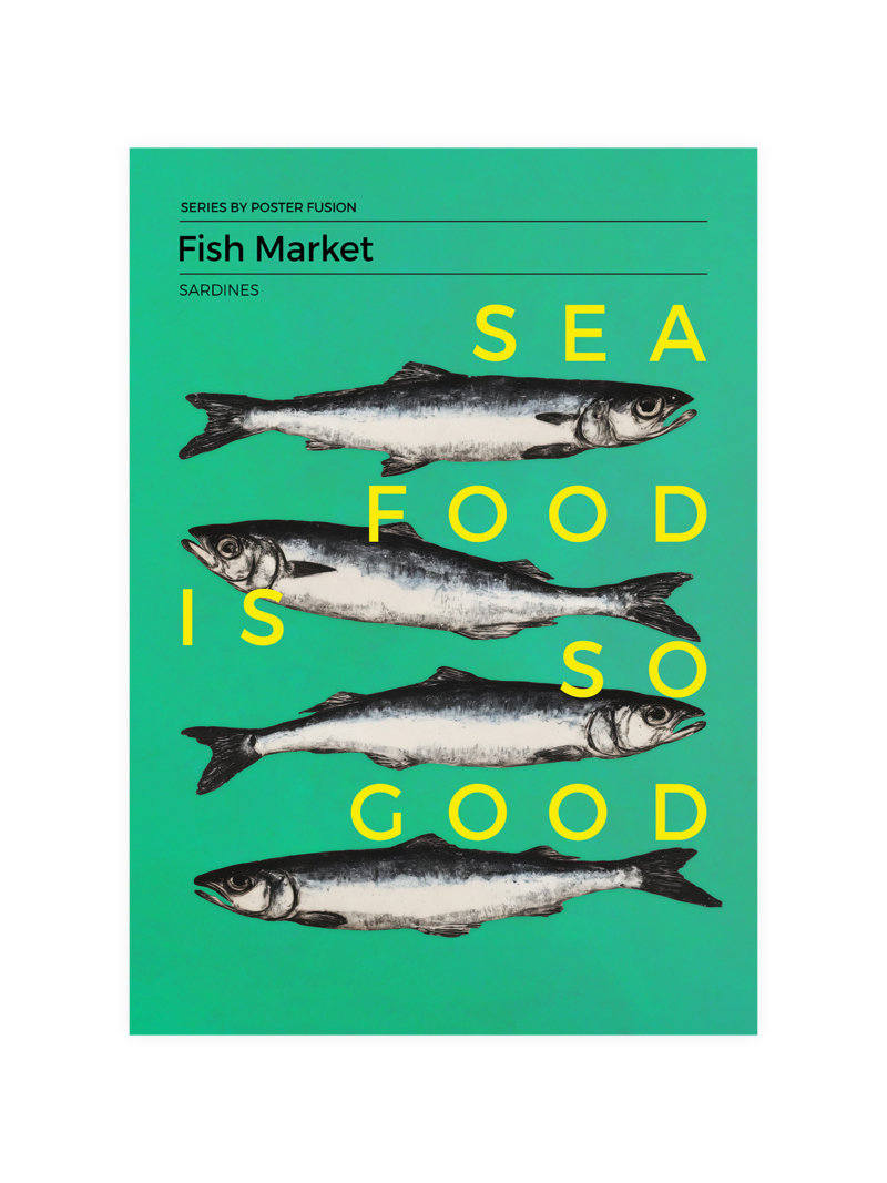 Fishmarket Sardines Poster