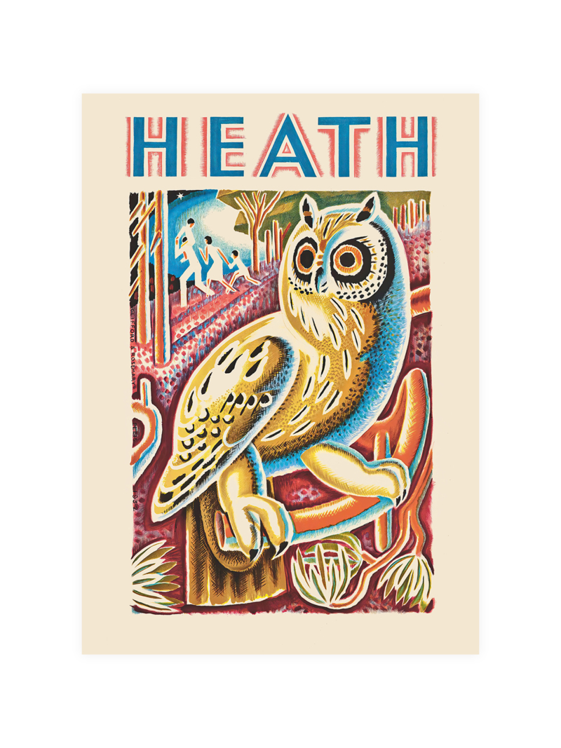 Vintage Owl Poster