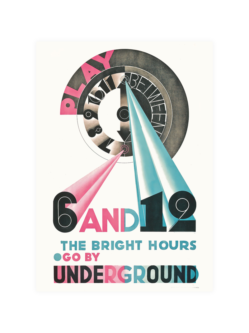 Retro Underground Poster