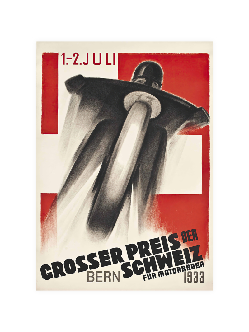 Grand Prix Bern 1933 Motorcycle Poster