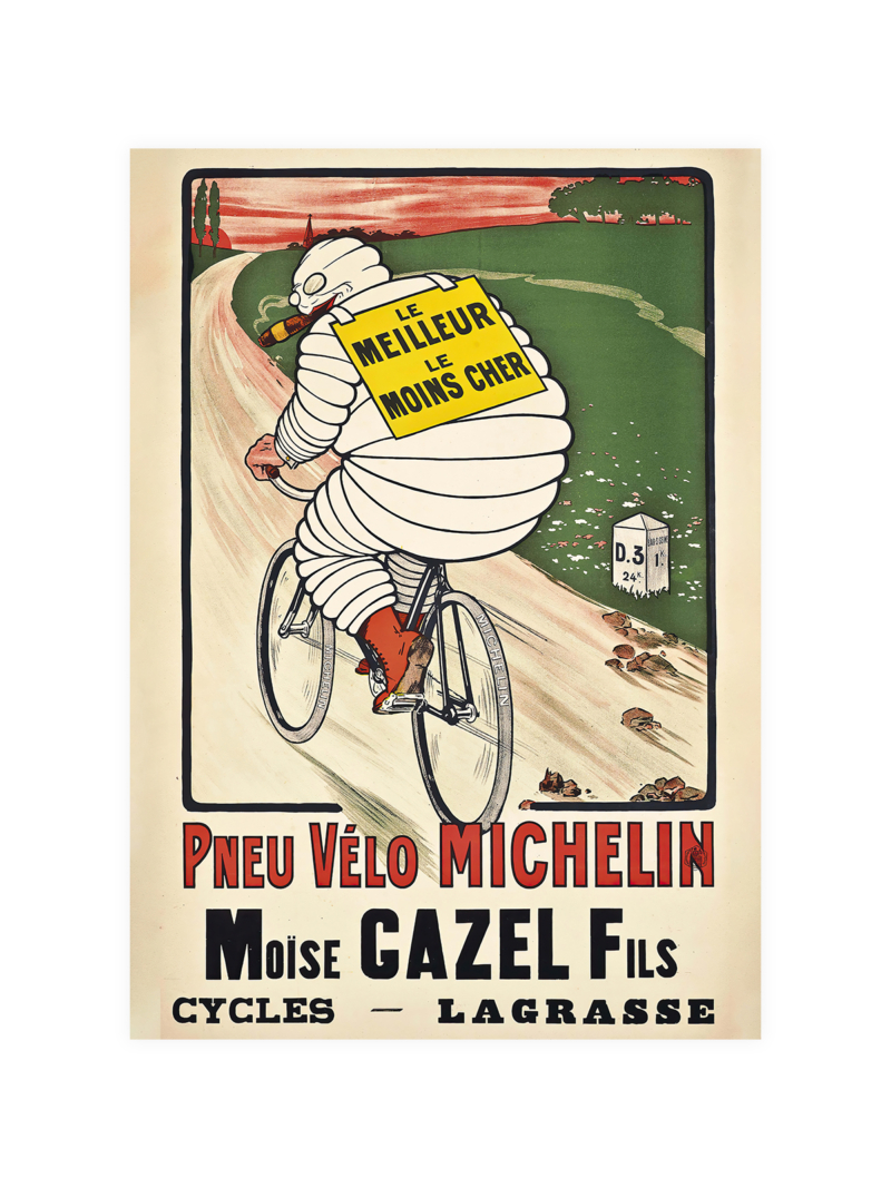 Michelin Tires Vintage Poster