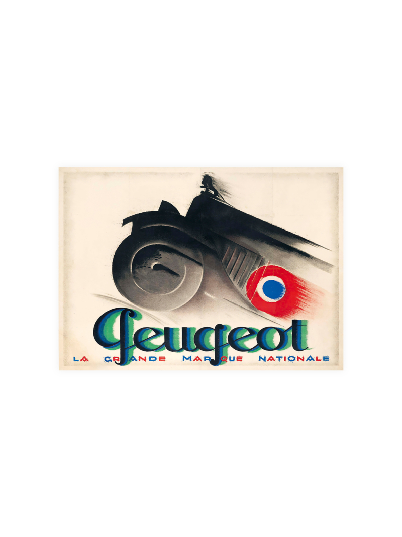 Classic Peugeot Poster