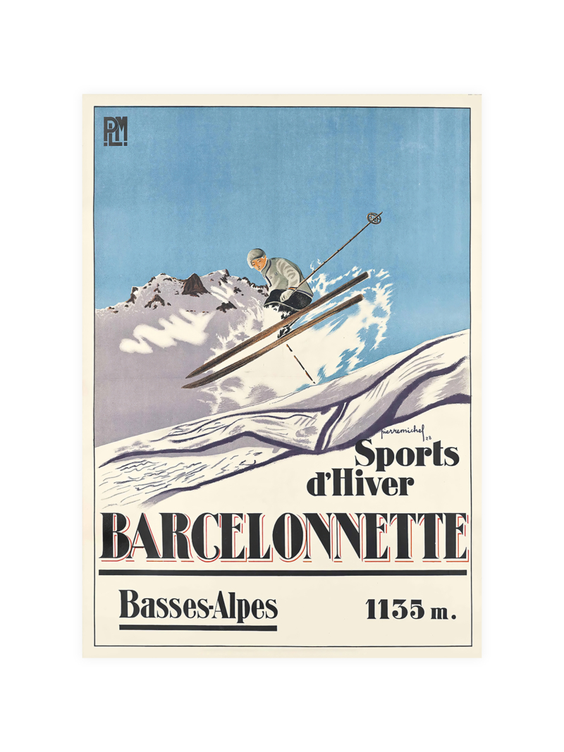 Winter Sports Vintage Poster