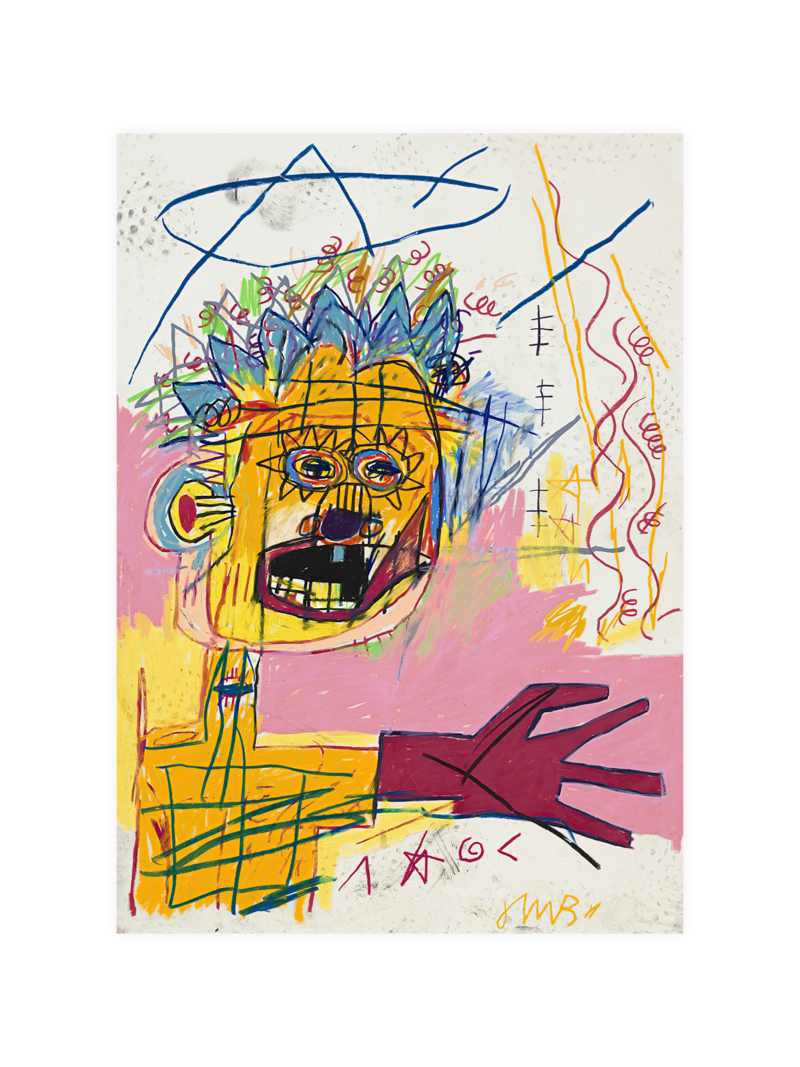 Iconic Basquiat Art Poster