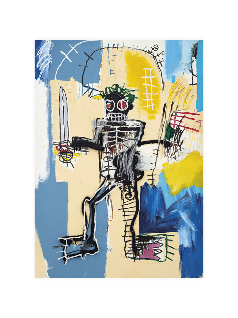 Basquiat Warrior Poster