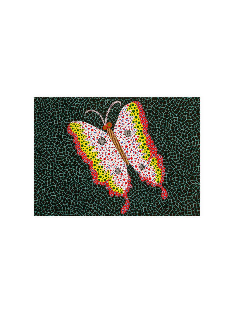 Yayoi Kusama Butterfly Poster