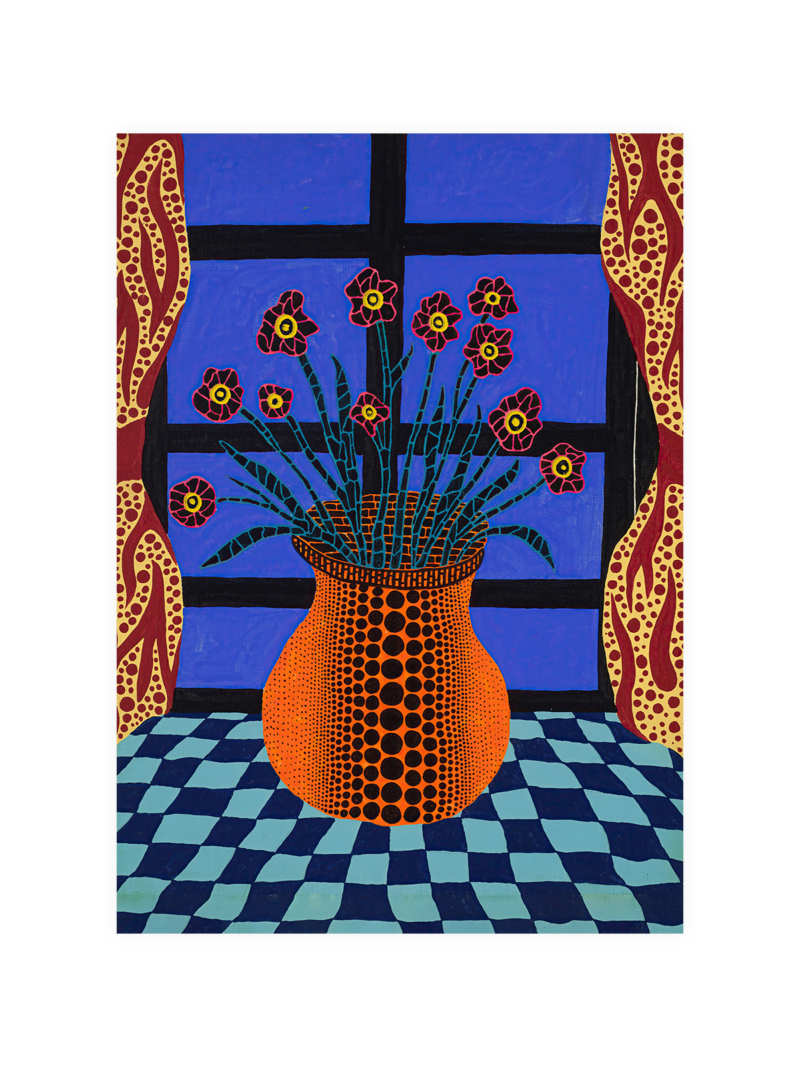 Yayoi Kusama Window Poster